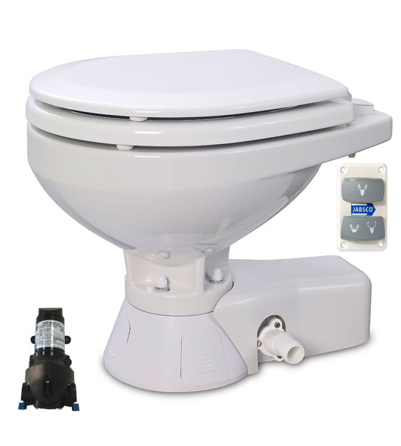 Picture of Electric toilet QUIET FLUSH 12V