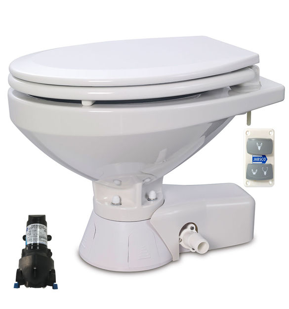 Picture of Electric toilet QUIET FLUSH Regular 12V