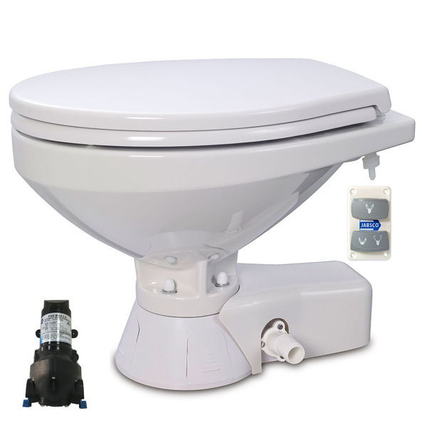 Picture of Electric toilet QUIET FLUSH Regular 24V