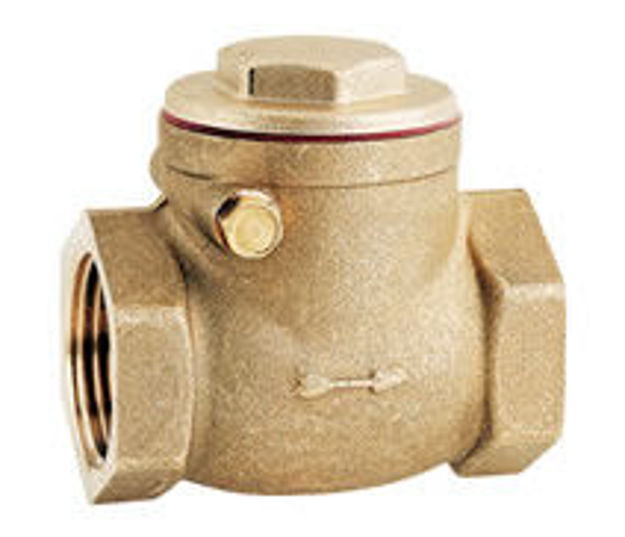 Picture of SWING CHECK VALVE WITH METAL DISC brass
