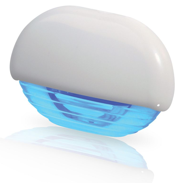 Picture of Hella Marine - Blue LED Easy Fit Step Lamp - White Plastic Cap